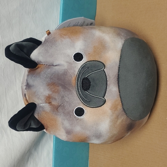 Squishmallows Mocassino 16 Pollici, Bulldog Marrone, Peluche Morbidissimo, Nuovo Con Etichette - Foto 4